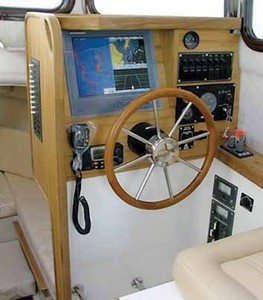 Helm layout of Ranger Tugs photo copyright Ranger Tugs http://rangertugs.com taken at  and featuring the  class
