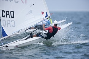 Visic Toma (CRO) winning 4th race. photo copyright Kauro Soehata taken at  and featuring the  class