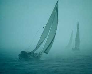 sailing boat in the rain photo copyright MIAA taken at  and featuring the  class