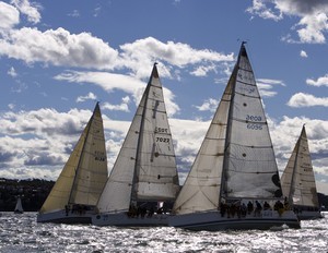 SAILING - Audi Winter Series 2008 -  Cruising Yacht Club of Australia, Sydney (AUS) - 18/05/08
ph. Andrea Francolini/AUDI
UPIFT, THE GOAT, ICHI BANDIT photo copyright  Andrea Francolini Photography http://www.afrancolini.com/ taken at  and featuring the  class