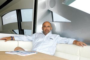 Tilli Antonelli Chairman and President of Pershing photo copyright Pershing S.p.A. http://www.pershing-yacht.com taken at  and featuring the  class