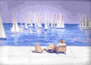 Sunday Morning at St Francis Yacht Club - Dry Creek Gallery photo copyright SW taken at  and featuring the  class
