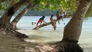 web Moorea - Polynesian kids at play photo copyright BW Media taken at  and featuring the  class