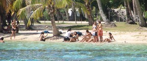 web Moorea Polynesians love the water photo copyright BW Media taken at  and featuring the  class