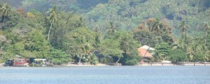web Moorea everyone seems to live on the shore photo copyright BW Media taken at  and featuring the  class