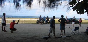 web citizens of Raiatea playing boule photo copyright BW Media taken at  and featuring the  class