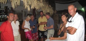web drinks at Bora Bora Yacht Club Yves Miriel BW Mike Bart Julianne Paul photo copyright BW Media taken at  and featuring the  class