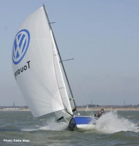 Ben Duke's 'WKD!' looking wicked on the reach photo copyright Eddie Mays - copyright http://www.eddiemays.com taken at  and featuring the  class