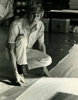 Dave Miller at the North Sails Loft circa 1975. © North Sails http://www.northsails.com/