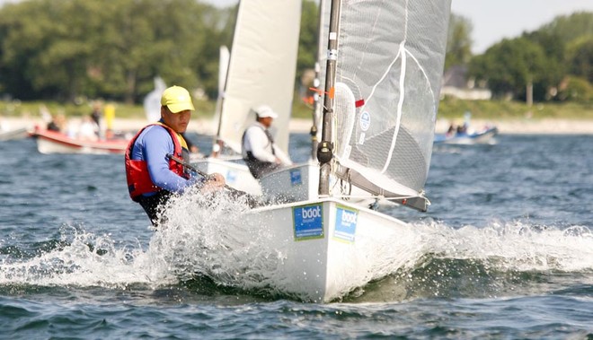 Oleksiy Borysov - Kiel Week 2010. Berichterstattung Bilder sind Honorarfreie.<br />
der  Fotohinweis © okpress/Kieler Woche Sollte gedruckt werden © Robert Deaves/Finn Class http://www.finnclass.org