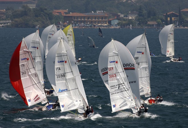 Day 3, Circolo Vela Torbole, Lake Garda, Italy - Volvo Laser SB3 World Championship 2010 © Stefano Grasso