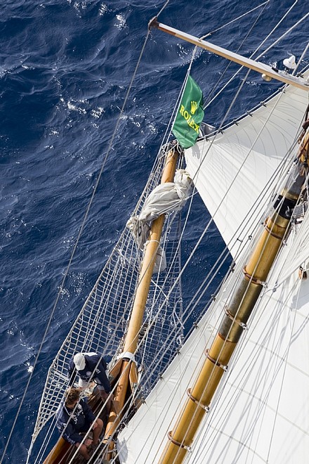 Moonbeam III - Cotre Aurique - Les Voiles de Saint-Tropez ©  Rolex / Carlo Borlenghi http://www.carloborlenghi.net