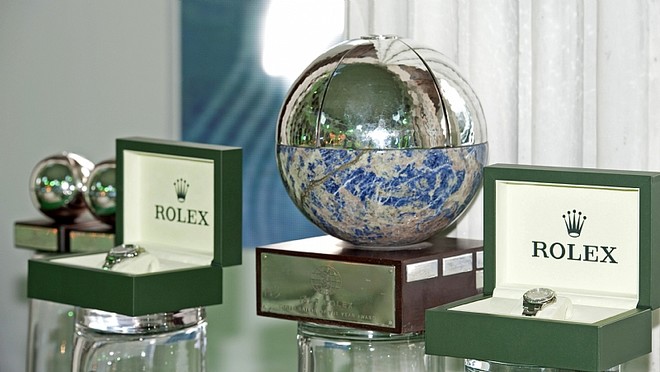 ISAF Rolex World Sailor of the Year prizes &copy;  Rolex/ Kurt Arrigo http://www.regattanews.com