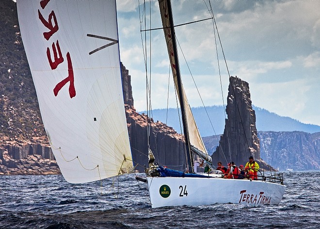 Tasman Island - 2010 Rolex Sydney Hobart Race &copy;  Rolex/Daniel Forster http://www.regattanews.com