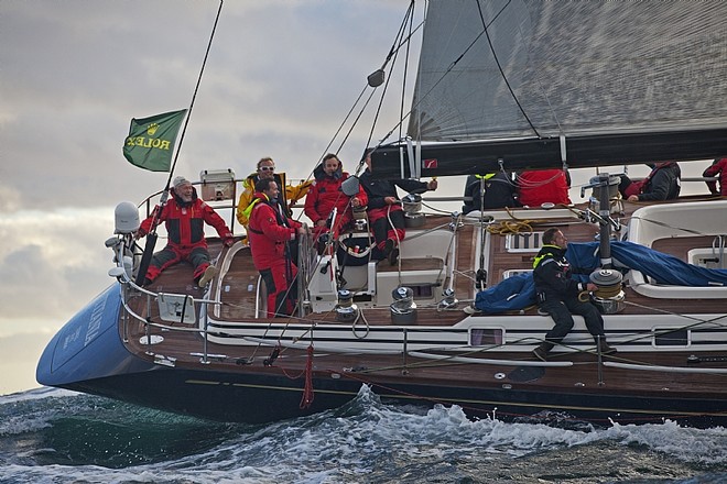 Sir Robin Knx-Johnston - Tasman Island - 2010 Rolex Sydney Hobart Race &copy;  Rolex/Daniel Forster http://www.regattanews.com