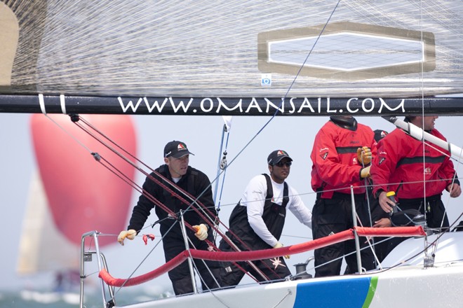 Robert Greenhalgh skippering Panther on the “Tour” in 2002 - Tour de France á la Voile &copy; Mark Lloyd/Oman Sail