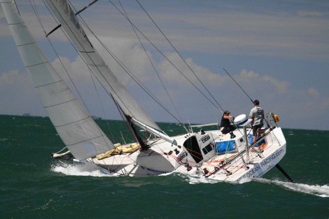 Heading across Moreton Bay to Tangalooma - SOS Ocean Racing  © Save Our Seas - Ocean Racing http://www.sosoceanracing.com/