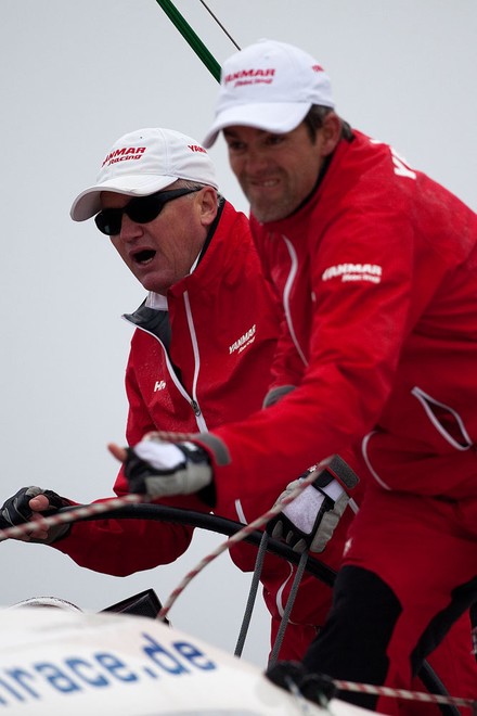 (L - R) Peter Gilmour and Christian Ponthieu  YANMAR Racing in action at Match Race Germany - Match Race Germany 2010 © Subzero Images