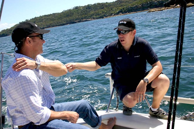 BnGsDamianWebberChrisRadford - B&G Zeus Launch,B&G Damian Webber and Chris Radford - B&G Zeus Launch,B&Gs Damian Webber and Chris Radford - B&G Zeus Launch ©  John Curnow