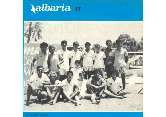 1985 Italian Windsurfing team in Fremantle  © Vincenzo Baglioni