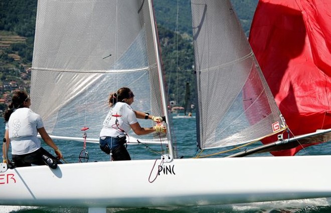 Lara and Silvia Sicouri - F16 Euro Challenge 2010 © Marco Lazzetta