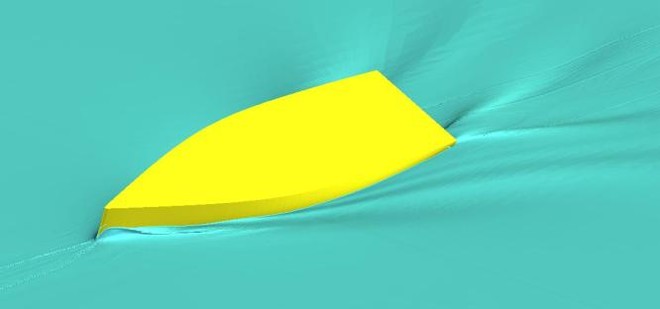 CFD model  © Sydney Yachts . http://www.sydneyyachts.com