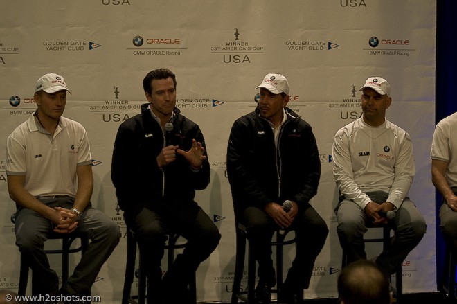 Gavin expresses the benefits of hosting the Cup in SF © Erik Simonson/ h2oshots.com