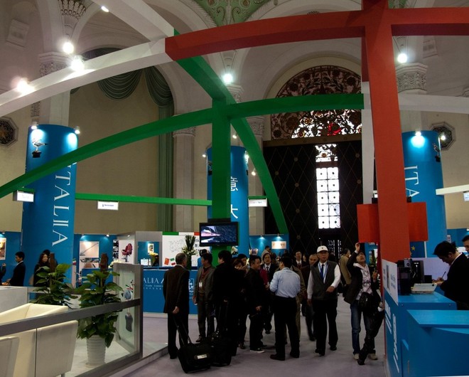 China (Shanghai) International Boat Show 2010. The Italian Quarter. © Guy Nowell http://www.guynowell.com