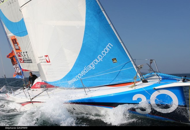 Class 40 - Tanguy de Lamotte - La Route du Rhum 2010 © Transat Quebec - Saint-Malo