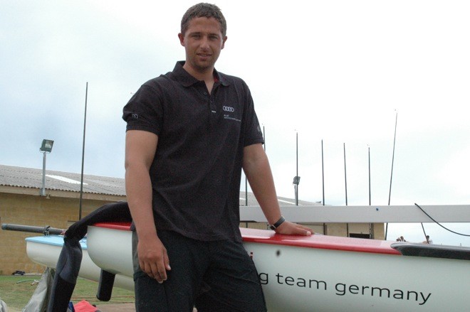 Jan Kurfeld (GER) moved up from Finn youth into adult competition this year - 2010 Perth International Regatta © Shauna McGee Kinney