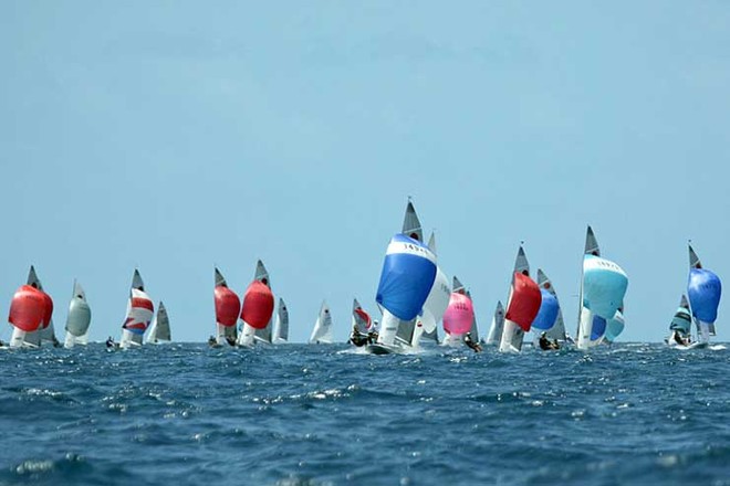 2010 Fireball Worlds fleet © Peter Marshall