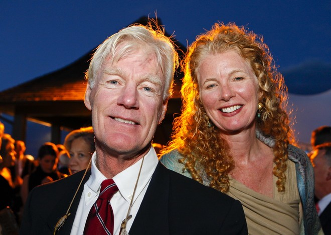 The America’s Cup 12 Metre Era Reunion 2010<br />
presented by Rolex- Weatherly owner George Hill and wife Lindsay.<br />
<br />
<br />
 © Dan Nerney http://www.dannerneyphoto.com