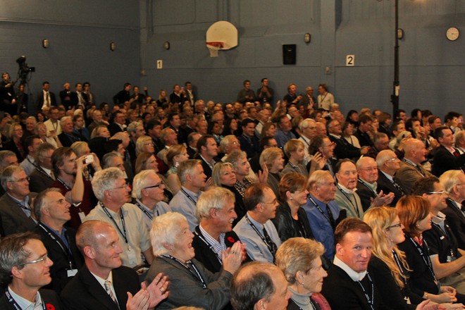 Toronto (CAN) - The America’s Cup visits the Royal Canadian Yacht Club part of the 400 strong crowd © BMW Oracle Racing http://bmworacleracing.com