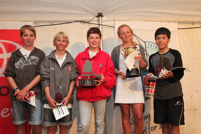 The winners - 2010 NZ Optimist Nationals - Whitianga ©  Will Calver - Ocean Photography http://www.oceanphotography.co.nz/