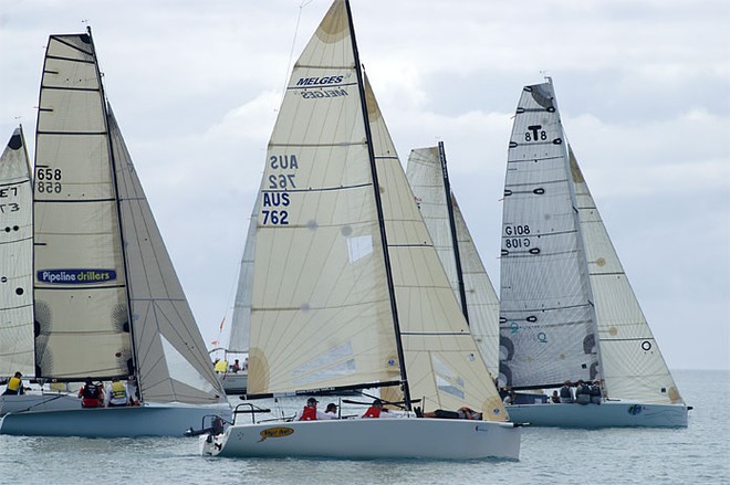 Sport Boat and Super 30’s combined start - Meridien Marinas Airlie Beach Race Week 2010 © Teri Dodds http://www.teridodds.com