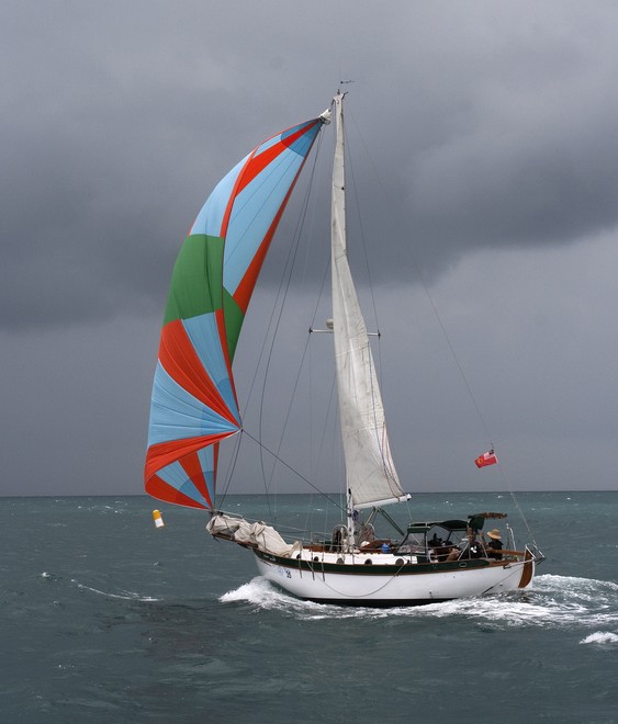 Neptune Regatta 2011. Mico Verde crosses the line. © Guy Nowell http://www.guynowell.com