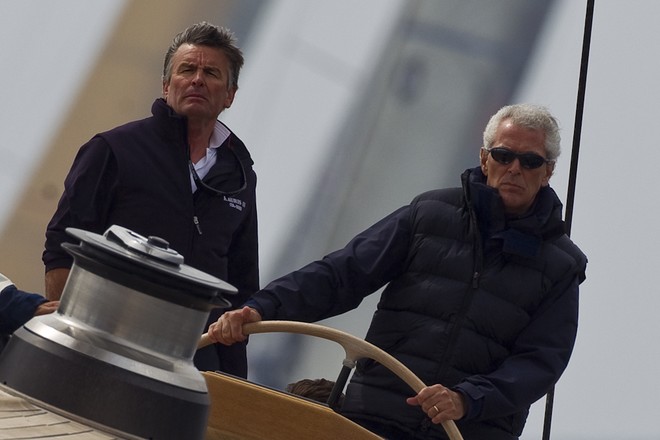 Santa Margherita, 01/05/10<br />
Regate Pirelli Coppa Carlo Negri<br />
KAURIS III, Sail n: ITA - 5000, Type: sloop Wally, Owner: Marco TRONCHETTI PROVERA with Tiziano Nava © Carlo Borlenghi / www.carloborlenghi.com