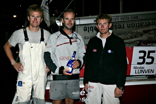First three skippers to arrive - leg 2 - Cap Istanbul 2010 © Jacques Vapillon / Cap Istanbul ® http://www.capistanbul.com