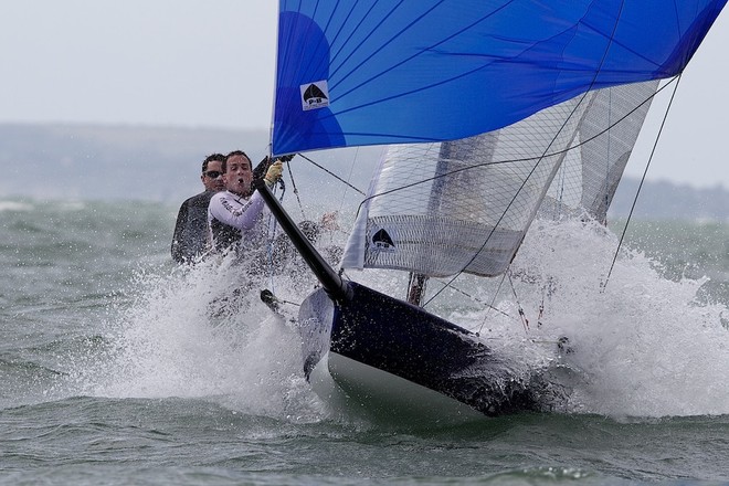 ENGLAND, Hayling Island, 17th July 2010, International 14 POW Week, POW Cup.  © Ian Roman http://www.ianroman.com