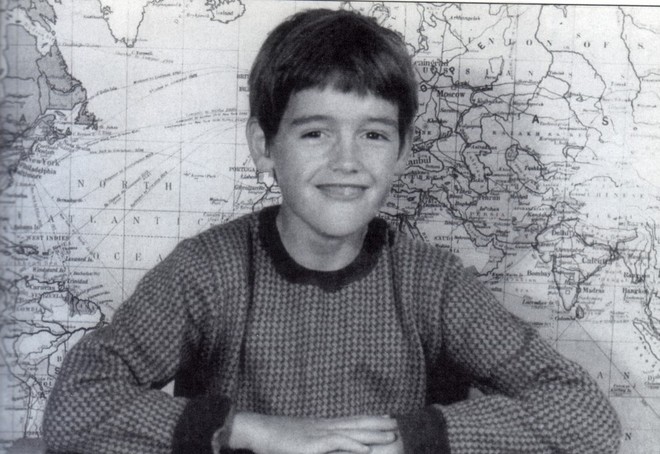 Russell Coutts at Brentwood Primary School (Wellington) aged 8 or 9 years old.  © SW