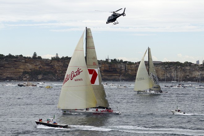 Rolex Sydney to Hobart 2010  start - WILD OATS XI, LOYAL &copy;  Andrea Francolini Photography http://www.afrancolini.com/