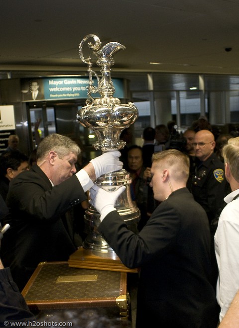 America’s Cup arrives in San Francisco - February 2010 © Erik Simonson/ h2oshots.com