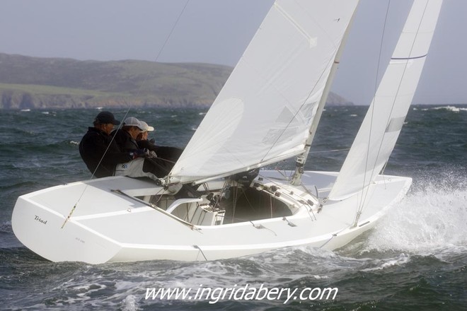 Triad uphill - 2010 Etchells World Champions  © Ingrid Abery http://www.ingridabery.com