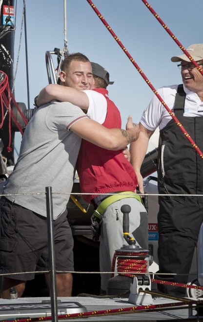 Friendly reunions in Cape Town © Velux 5 Oceans 