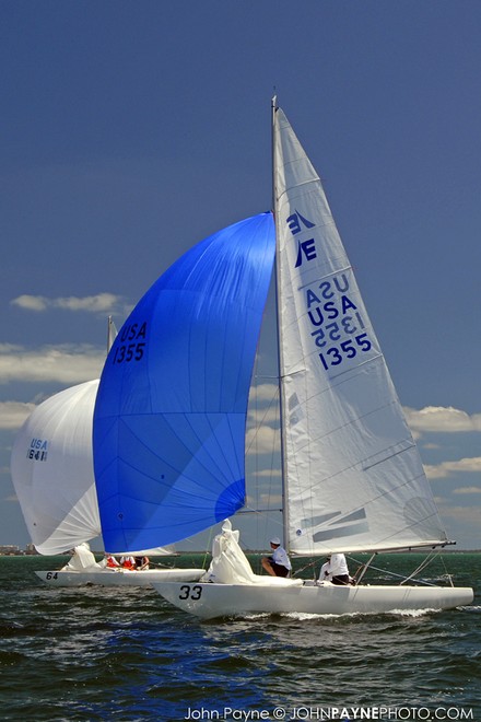 Etchells Jaguar Series Mid Winter Championship Miami © John Payne http://www.johnpaynephoto.com