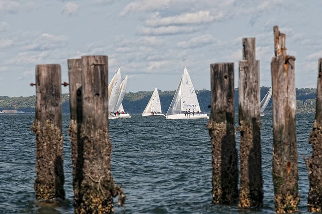  The 2010 J/80 World Championship, hosted by Sail Newport and Ida Lewis Yacht Club, Newport, RI.<br />
 Race day 3