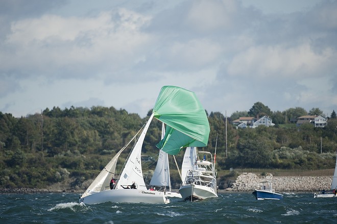  The 2010 J/80 World Championship, hosted by Sail Newport and Ida Lewis Yacht Club, Newport, RI.<br />
 Race day 3