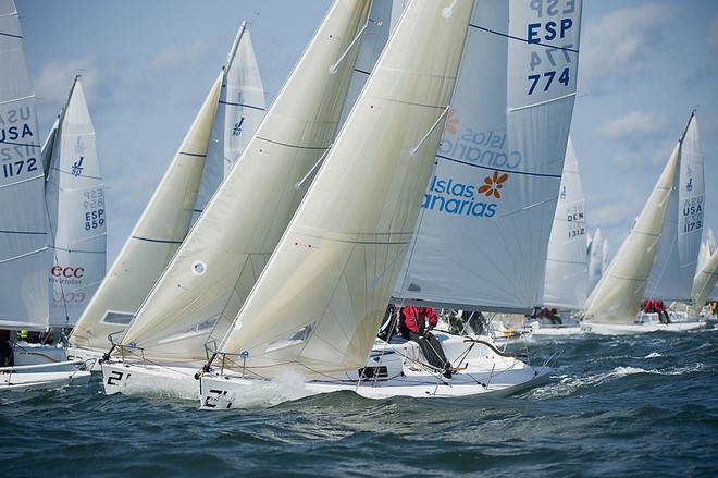  The 2010 J/80 World Championship, hosted by Sail Newport and Ida Lewis Yacht Club, Newport, RI.<br />
 Race day 3