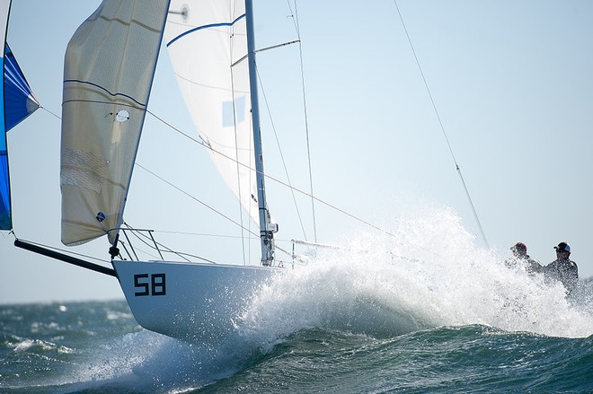  The 2010 J/80 World Championship, hosted by Sail Newport and Ida Lewis Yacht Club, Newport, RI.<br />
 Race day 4 and back outside today with some spectacular sailing conditions and sailing to be seen. This image belongs to  ©WWW.OUTSIDEIMAGES.COM <br />
Photo Credit must read © PAUL TODD/OUTSIDEIMAGES.COM or a 50 Euro fee is charge &copy; Paul Todd/Outside Images http://www.outsideimages.com