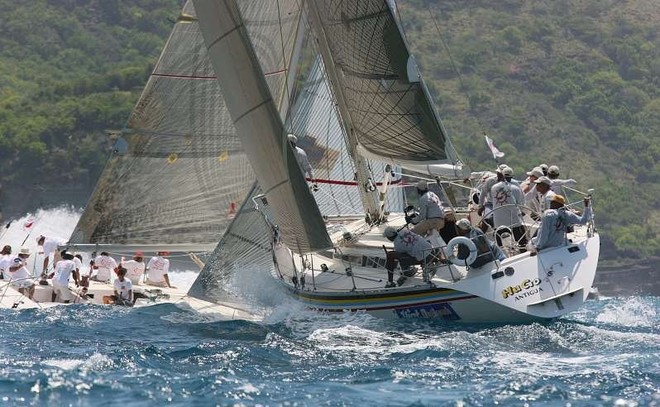 Hugh Bailey’s Hugo B - 2010 Antigua Sailing Week ©  Tim Wright / Photoaction.com http://www.photoaction.com